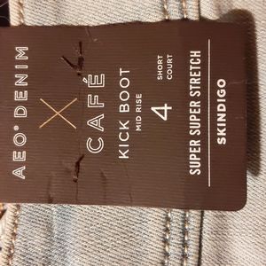 American Eagle Denim X Cafe Kick Boot jeans